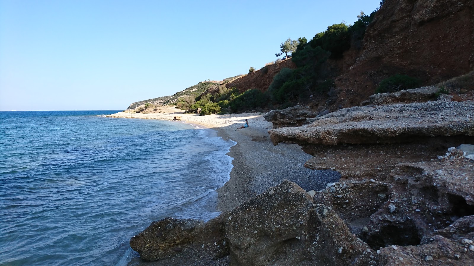 Fotografija Tapia beach z ravna obala