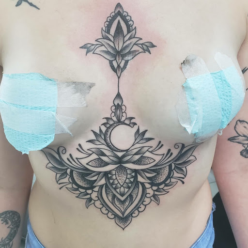 Explore wanderlust tattoo ideas, creative tattoo ideas in Saint Petersburg, available at Edens Apple Tattoos and Piercings