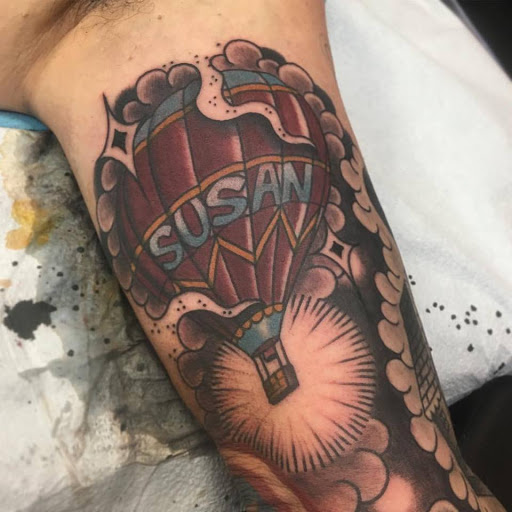 Explore opposites tattoo ideas, creative tattoo ideas in Dunn, available at Heart and Hammer Tattoo Co.