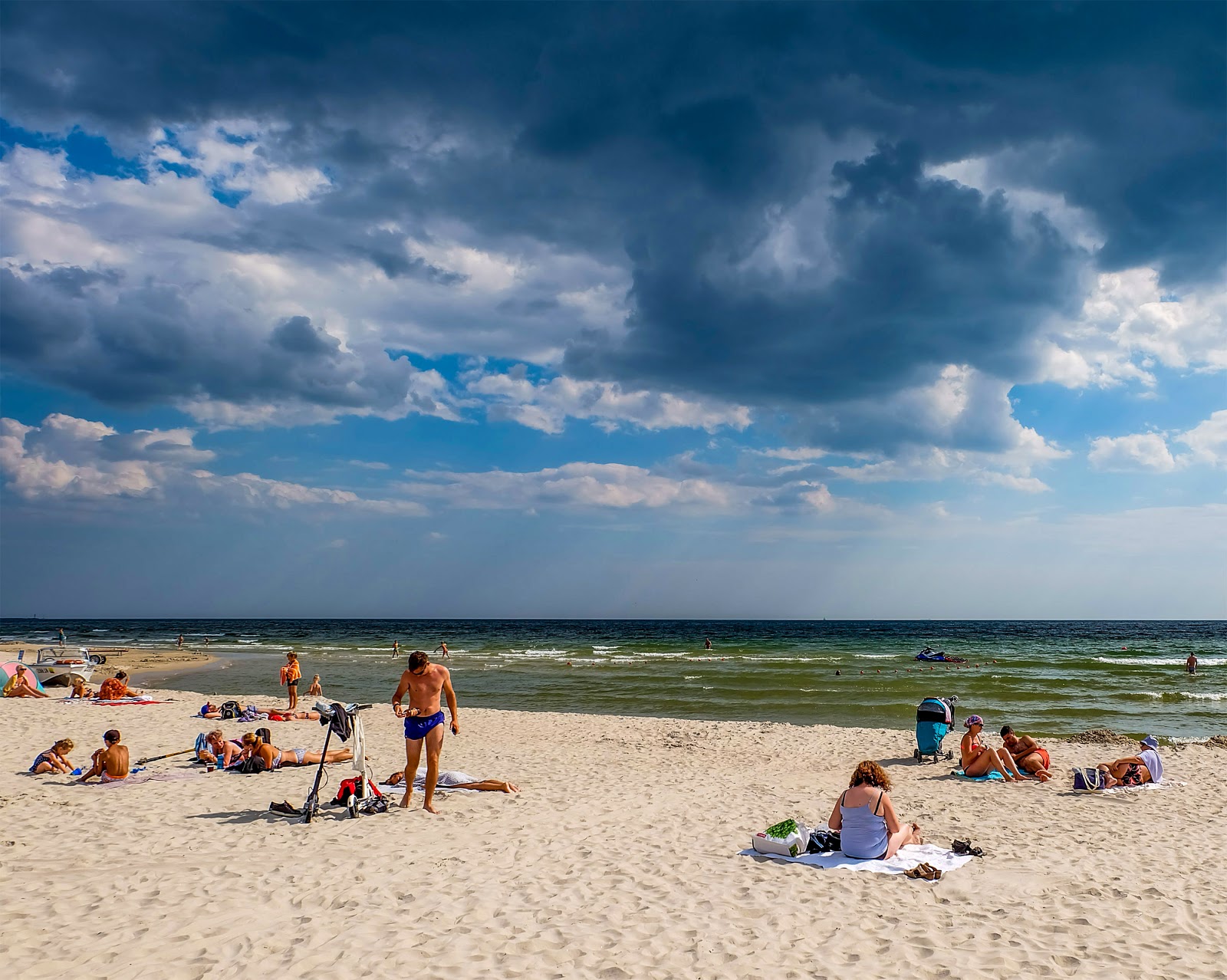 Foto av Vanagupe Pliazas med ljus fin sand yta