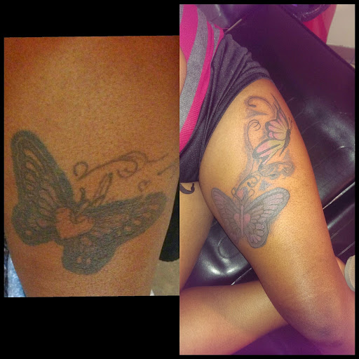 Explore man in the arena tattoo ideas, creative tattoo ideas in Dallas, available at Fly Ink, Inc.