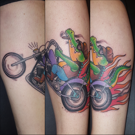 Explore 2 names tattoo ideas, creative tattoo ideas in Providence, available at The Torchbearer Tattoo