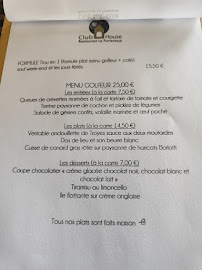 Menu / carte de Restaurant La Forteresse à Thoury-Férottes