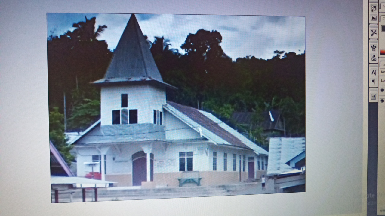 Gambar Gereja Amin Jema'at Saewe