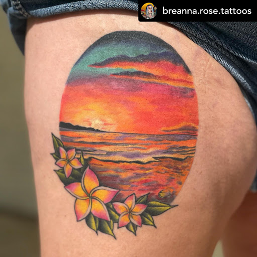 Explore inside ear tattoos ideas, creative tattoo ideas in Ocala, available at The Tattoo Gallery of Ocala LLC