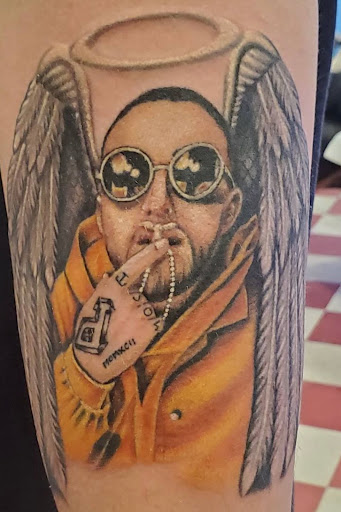 Explore billie eilish tattoo ideas, creative tattoo ideas in Mchenry, available at Lunchbox Tattoo and Body Piercing
