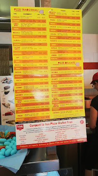 Pizza Doria à Aosta carte