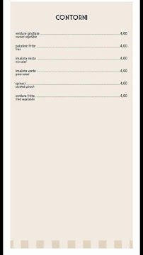 Menu / carte de Caprazucca Taverna Del Buonsenso à Poggibonsi