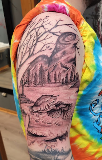 Explore ideas for tattoo sleeves, creative tattoo ideas in Johnson City, available at Defiant Designs