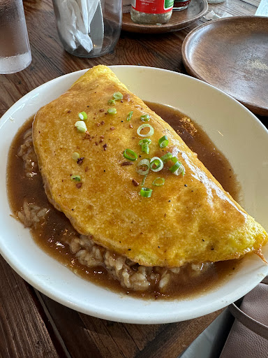 Fried rice omelette 