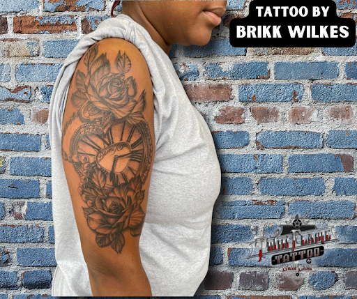 Explore moon tattoo ideas for females, creative tattoo ideas in Pineville, available at Twin Flame Tattoo & Skincare