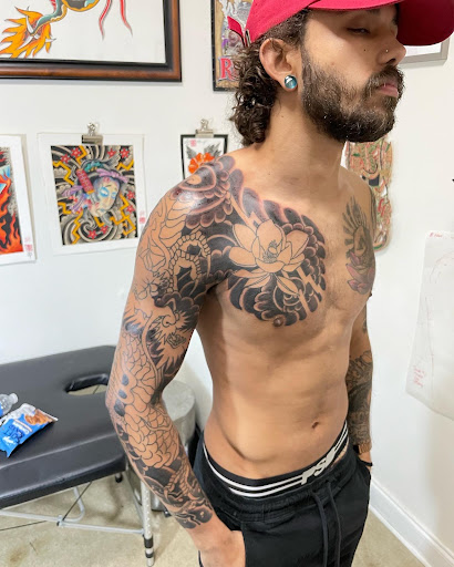 Explore stick season tattoo ideas, creative tattoo ideas in Miami, available at Bonsai Mike Tattoos