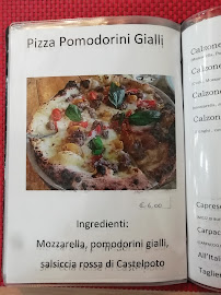Menu du Pizzeria Forgione à Vitulano