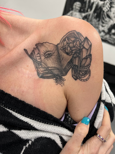 Explore man in the arena tattoo ideas, creative tattoo ideas in La Vista, available at InkedUp Needles