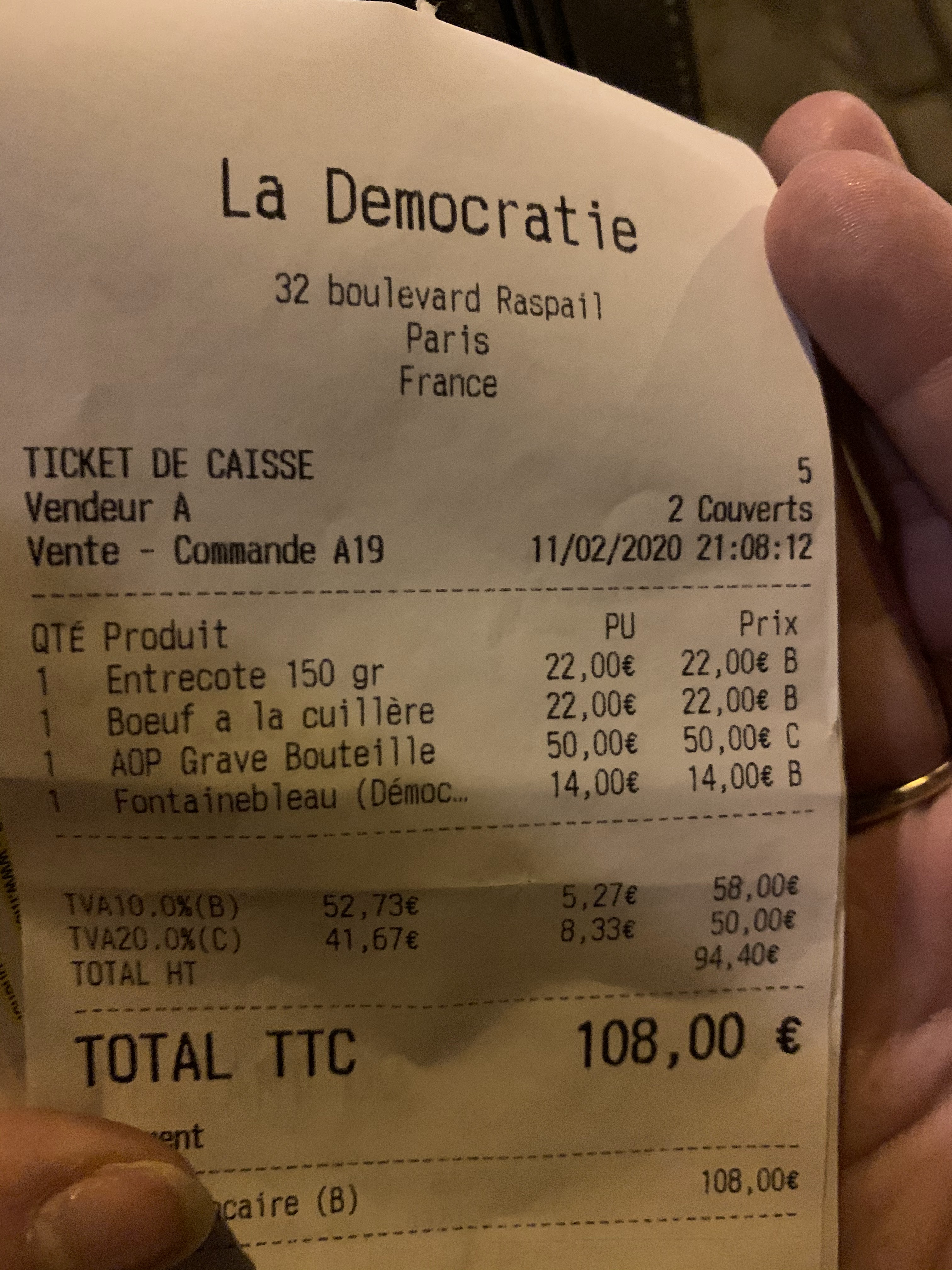 Photo n° 2 de l'avis de Guillaume.e fait le 11/02/2020 à 22:16