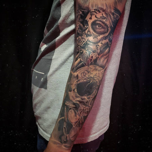 Explore japanese half sleeve tattoo ideas, creative tattoo ideas in Debary, available at Divine Line Tattoos