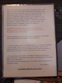 L'Her du Temps à Noirmoutier-en-l'Île menu