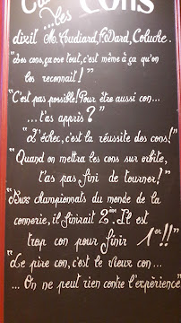 Carte du Restaurant L'Hambourgeois à Grenoble