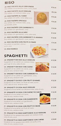 Carte du Cucina Cinese Da Asporto à Vigonza