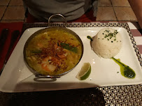 Curry vert thai du Restaurant français Restaurant Côté Rivière à Brantôme en Périgord - n°5