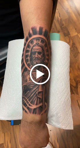 Explore thistle tattoo ideas, creative tattoo ideas in Chicago, available at Shreds Inferno Custom Tattoos