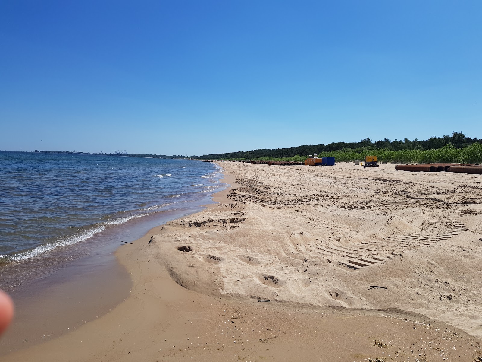 Foto von Jelitkowo Beach II mit langer gerader strand