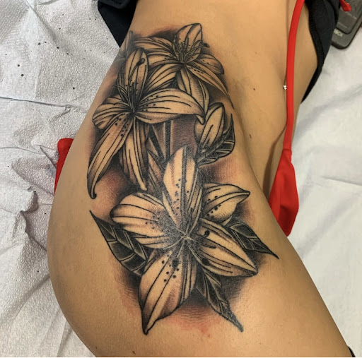 Explore cute girl tattoo ideas, creative tattoo ideas in Bethel Park, available at Human Production Gallery