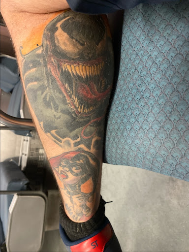 Explore black ink tattoo ideas, creative tattoo ideas in Staten Island, available at A Touch of Art Tattoo Studio