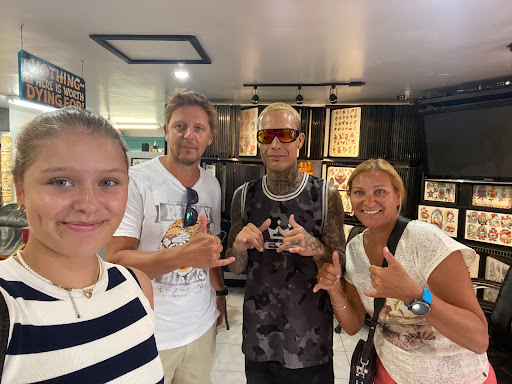 Explore one piece tattoo idea, creative tattoo ideas in Honolulu, available at Sacred Art Tattoo Waikiki