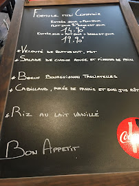Restaurant français Comptoir Brochant à Paris (la carte)