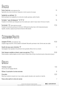 Pizzeria Bisou à Rouen (le menu)