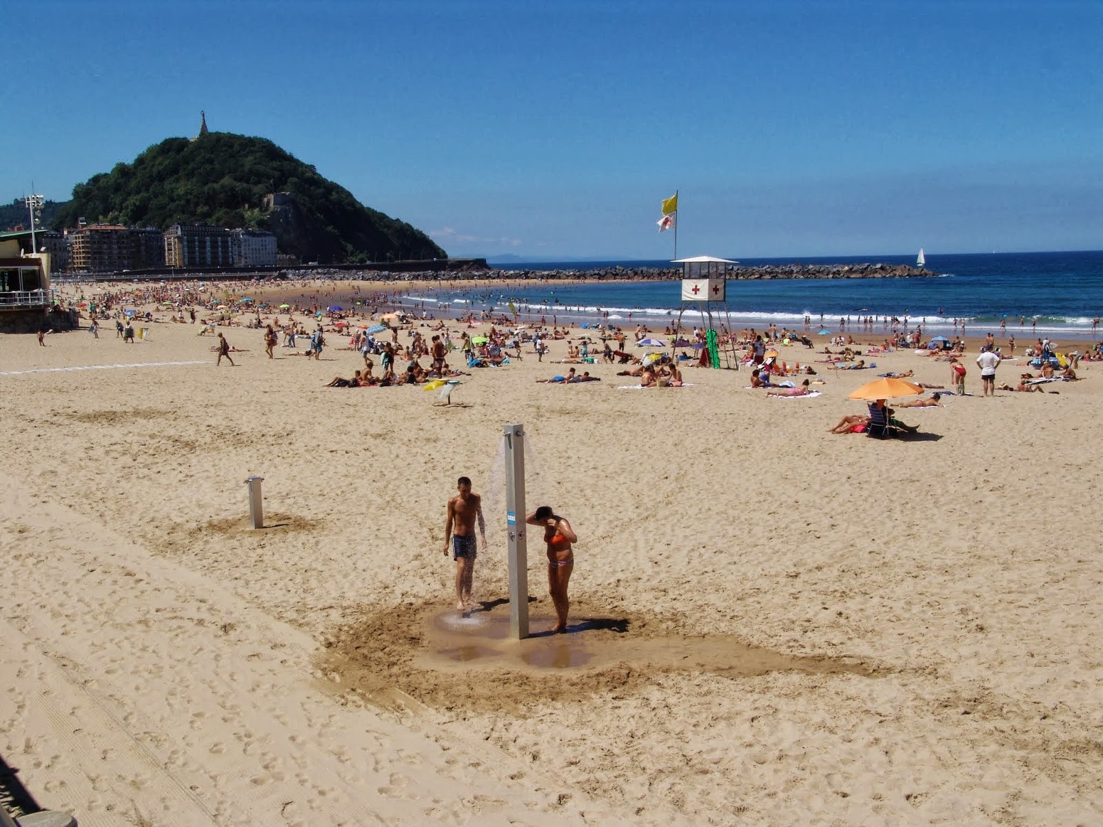 Zdjęcie Plaża Zurriola z poziomem czystości wysoki