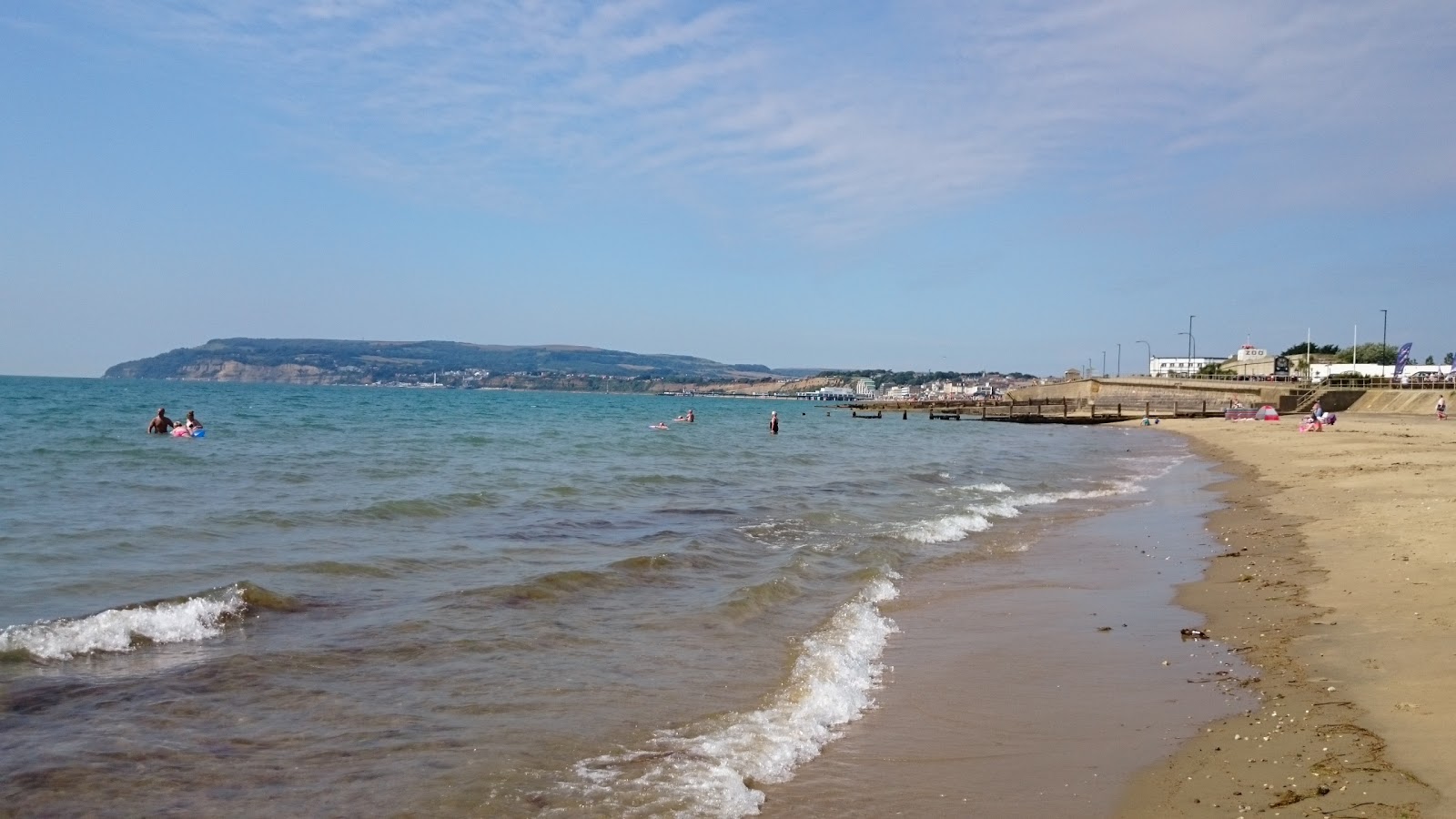 Fotografija Yaverland Beach udobje območja