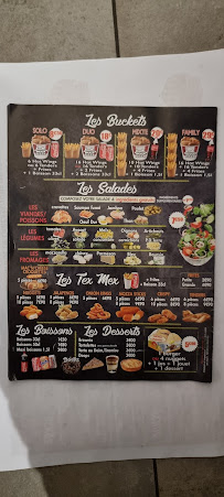 Menu du La pizza & Burger o 5 à Montlhéry