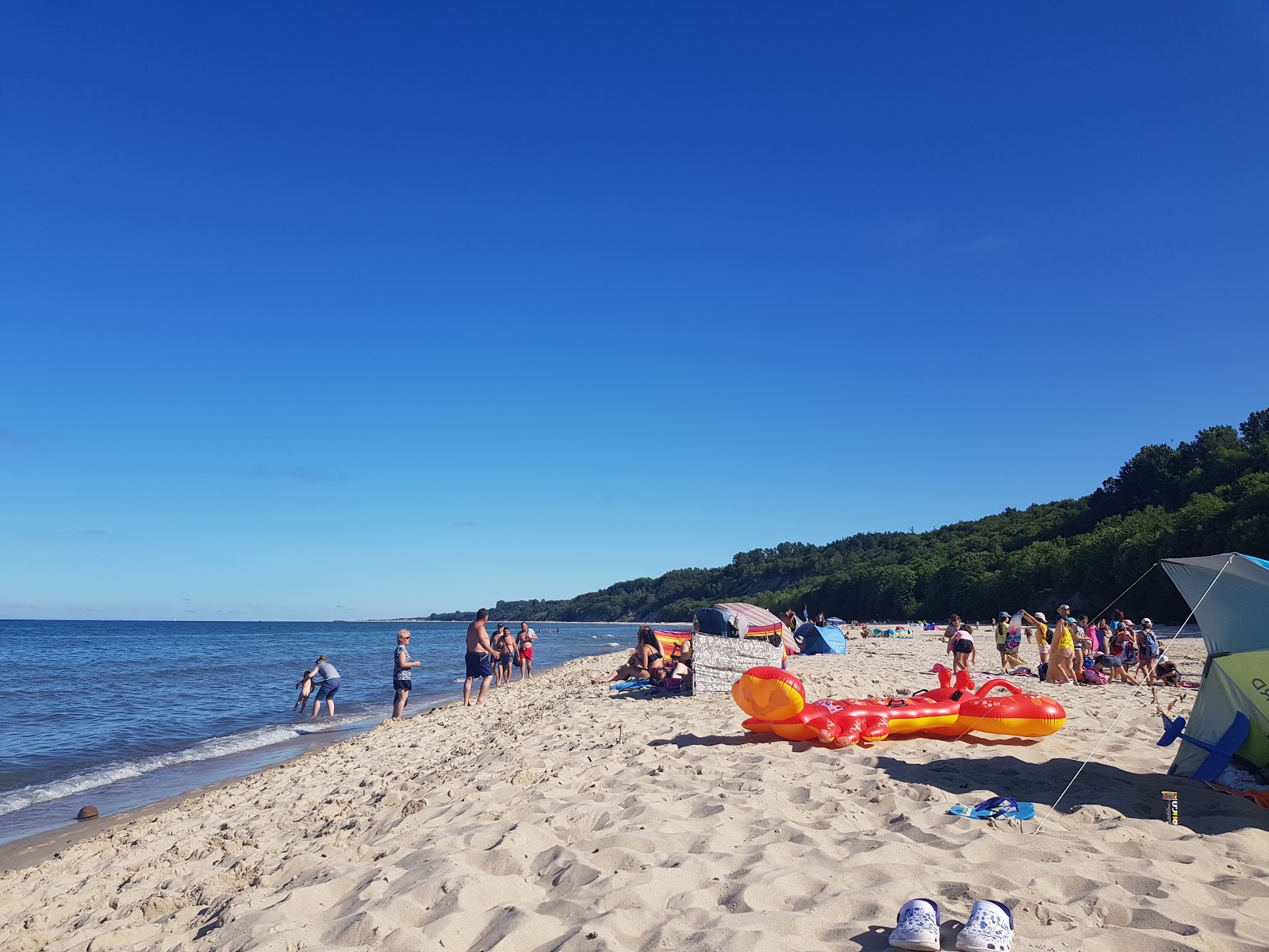 Photo de Plaża Rozewie zone des équipements
