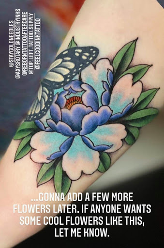 Explore thin blue line tattoo ideas, creative tattoo ideas in Spokane, available at Feel Good Ink