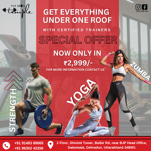 The Iron Temple Best Gym in dehradun Fitness Center Gym in Dalanwala