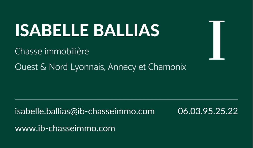 Chasseur Immobilier Ouest Lyonnais et Nord Lyonnais - Isabelle Ballias à Tassin-la-Demi-Lune