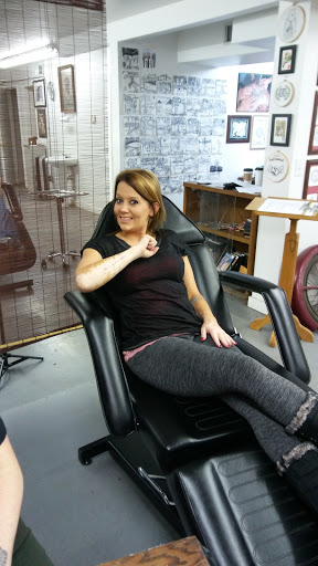 Explore cake tattoo ideas, creative tattoo ideas in Lufkin, available at Black Spot Tattoo Company