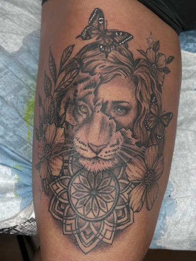 Explore bratz tattoo ideas, creative tattoo ideas in Stanton, available at Eclectic Art & Tattoo