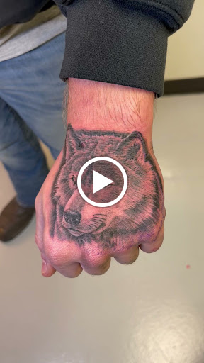 Explore grandfather clock tattoo ideas, creative tattoo ideas in Marietta, available at Monkeys Uncle Tattoo