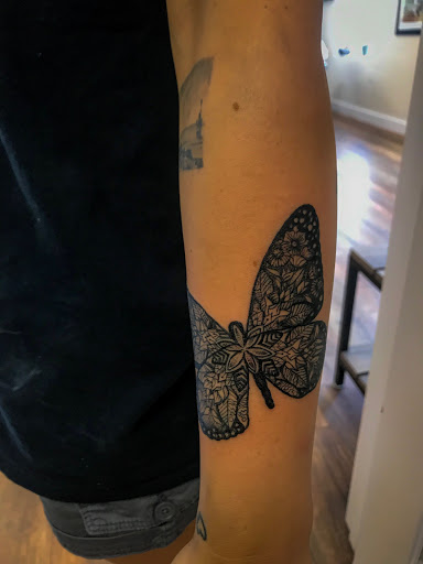 Explore infinity name tattoo ideas, creative tattoo ideas in Alexandria, available at Sayan Tattoo Company