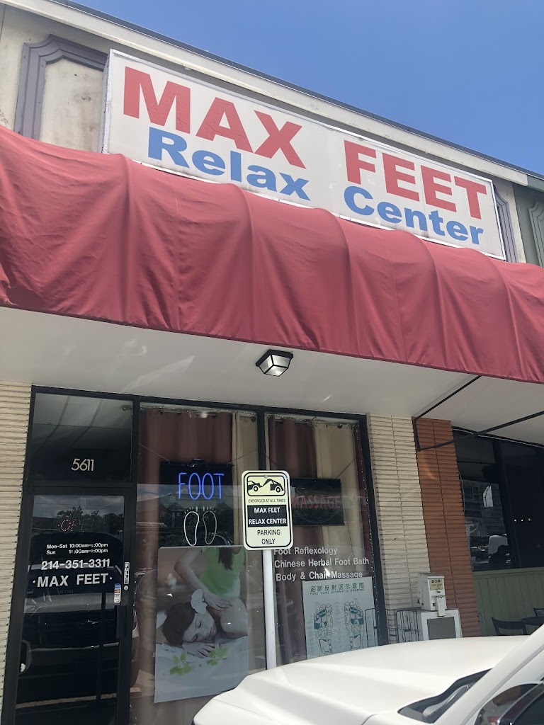 Max Feet Relax Center Dallas, TX 75209 Services and Reviews