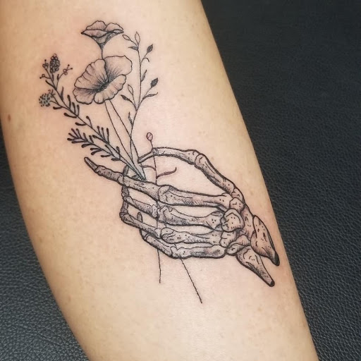 Explore bass tattoo ideas, creative tattoo ideas in Lafayette, available at Evil Genius Tattoo Club