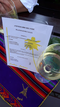 Restaurant péruvien Sabor Latino à Berlin (le menu)