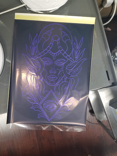 Explore gladiator tattoo ideas, creative tattoo ideas in Hesperia, available at Black Anchor Collective