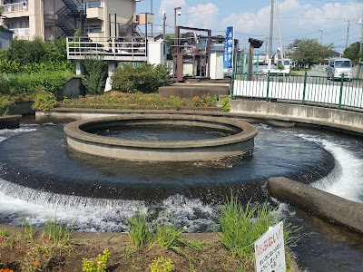 長野堰用水 円筒分水