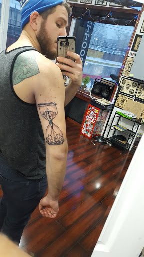 Explore microphone tattoo ideas, creative tattoo ideas in Brooklyn, available at Citizen Ink