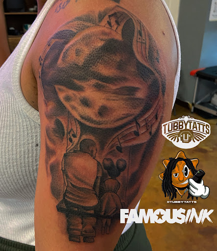 Explore formula 1 tattoo ideas, creative tattoo ideas in Hammond, available at Famous Ink, Inc.