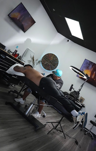 Explore tattoo ideas for upper back, creative tattoo ideas in Fontana, available at Iconiq Tattoo Studio